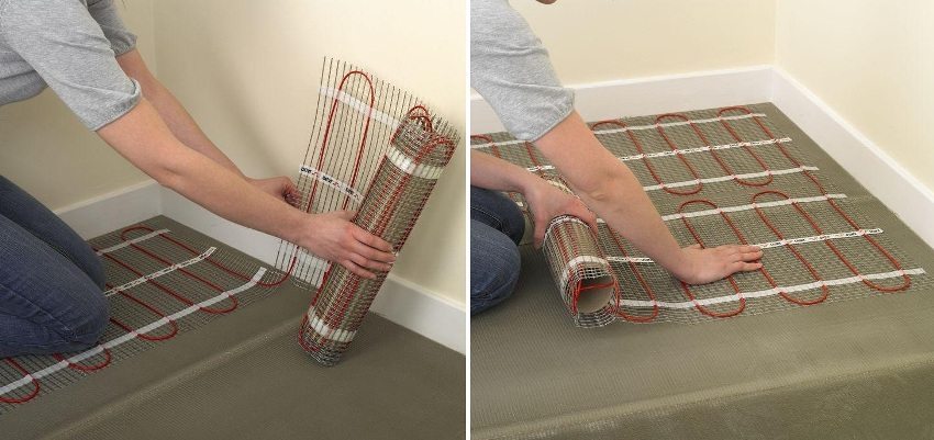 Most often, electric floor heating mats are laid next to and parallel to each other. Most often, electric floor heating mats are laid next to and parallel to each other.