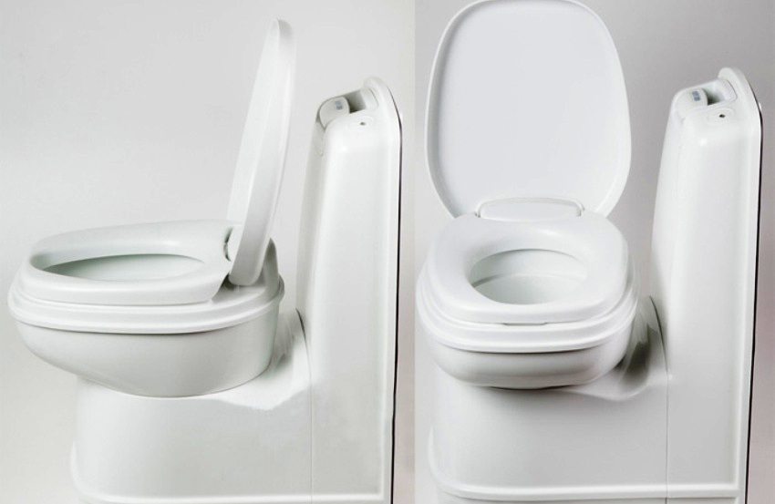 The compactness of the peat dry closet allows you to install it both in spacious and in small rooms The compactness of the peat dry closet allows you to install it both in spacious and in small rooms