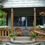 Porch of a wooden house. Photo gallery from professionals