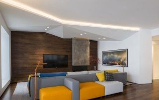 LED strip for lighting ceilings. Basic accommodation options