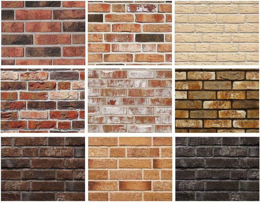 Examples of style and design of clinker bricks Examples of style and design of clinker bricks