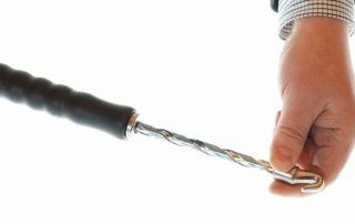 Hook for knitting reinforcement: types, methods of manufacture and use