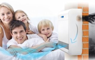 Supply ventilation in the apartment with filtration