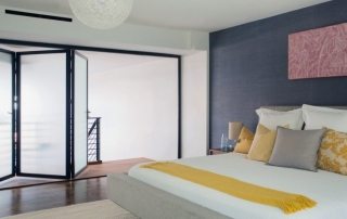 Folding interior door-book: original design and space saving