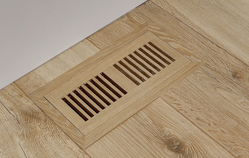 For ventilation of the basement, you can install ventilation grilles in the floor of the first floor For ventilation of the basement, you can install ventilation grilles in the floor of the first floor
