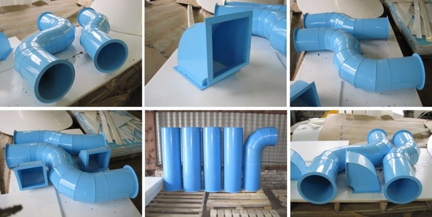 Ventilation pipes and accessories made of polypropylene Ventilation pipes and accessories made of polypropylene