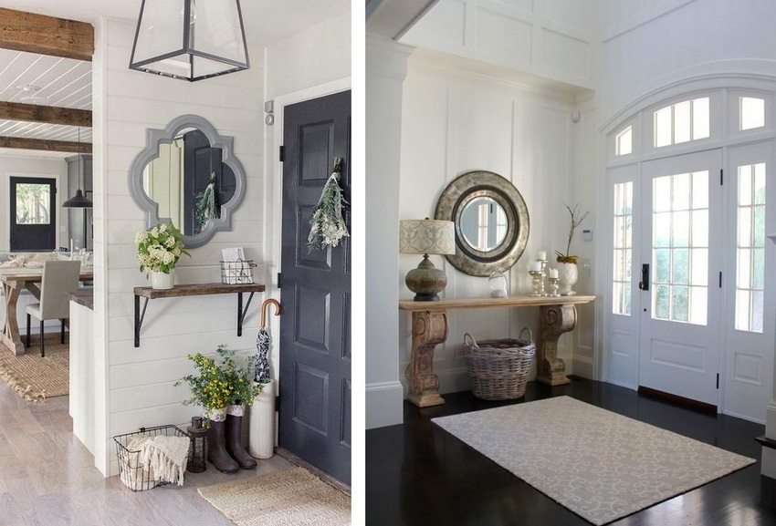 High-quality laminate is a good option for creating a beautiful hallway interior High-quality laminate is a good option for creating a beautiful hallway interior