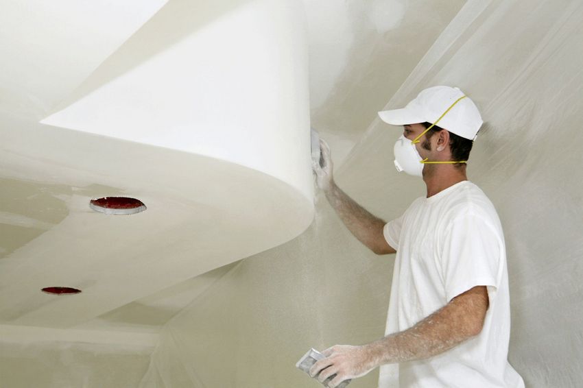 Before finishing, all irregularities must be removed from the ceiling surface Before finishing, all irregularities must be removed from the ceiling surface