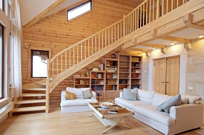 Luxurious interior of a house from a bar Luxurious interior of a house from a bar