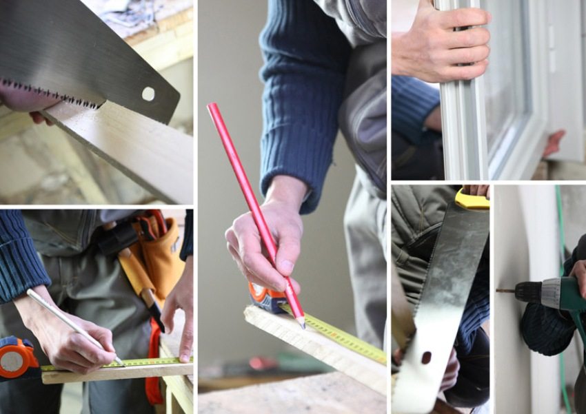 Preparatory work before installing a plastic window Preparatory work before installing a plastic window