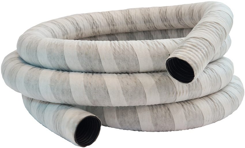 Drainage pipe 110 mm with geotextile filter Drainage pipe 110 mm with geotextile filter