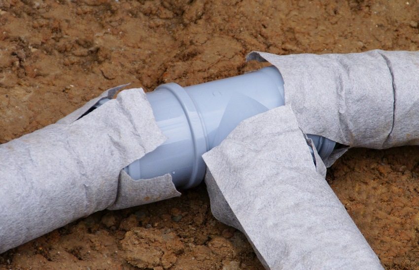 Drain pipe with geofabric filter has many advantages Drain pipe with geofabric filter has many advantages