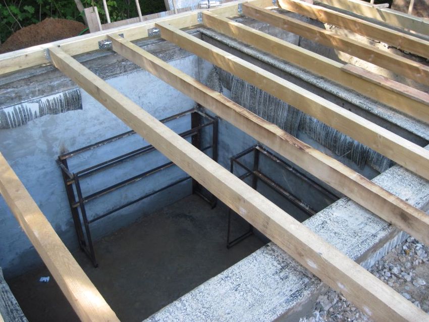 DIY cellar construction. Step 4: installation of the floor DIY cellar construction. Step 4: installation of the floor