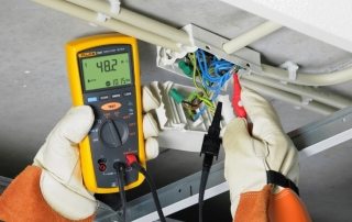 Wiring connection in the wiring junction box