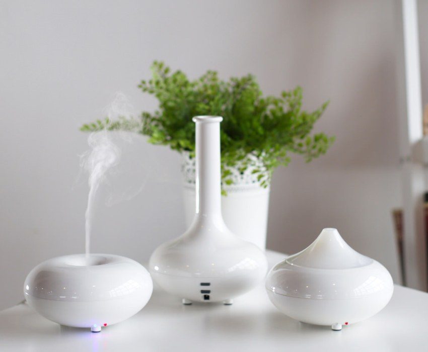 Steam humidifiers in ceramic housing Steam humidifiers in ceramic housing