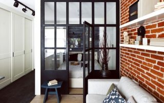 Partitions for zoning space in a room: specific application