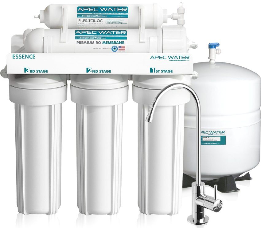 In-line filter with additional tap for drinking water In-line filter with additional tap for drinking water