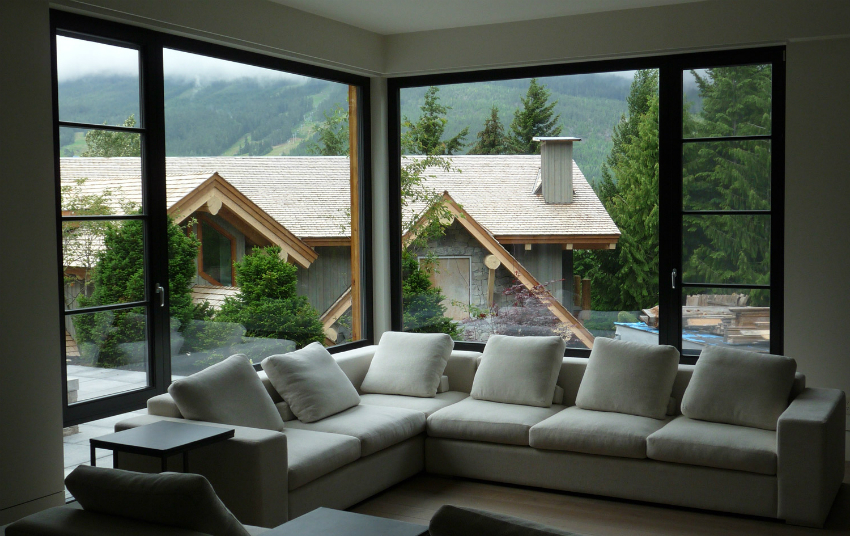 If the room is on the sunny side, you can purchase self-shading windows for it that react to the sun's rays. If the room is on the sunny side, you can purchase self-shading windows for it that react to the sun's rays.