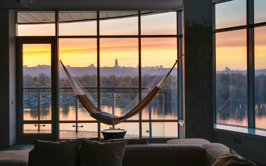 A beautiful view from the window will bring harmony and aesthetics to the room A beautiful view from the window will bring harmony and aesthetics to the room