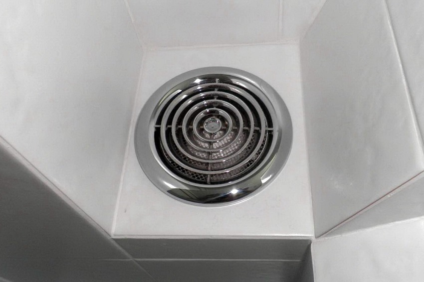 Exhaust fan in the bathroom Exhaust fan in the bathroom