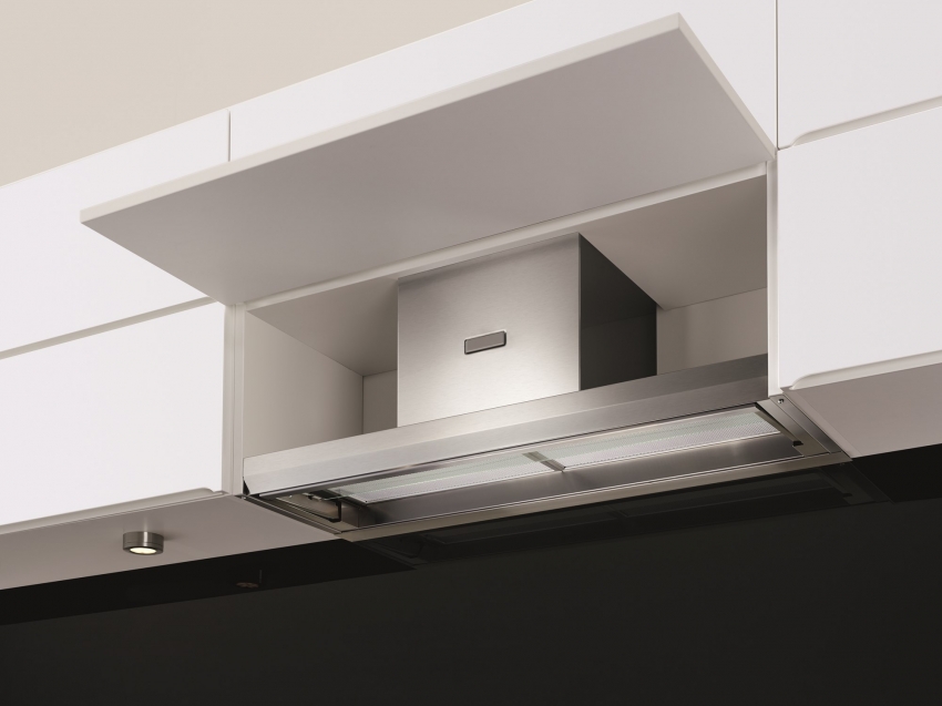 The built-in hood will help save space in the kitchen and get rid of unpleasant odors and grease The built-in hood will help save space in the kitchen and get rid of unpleasant odors and grease