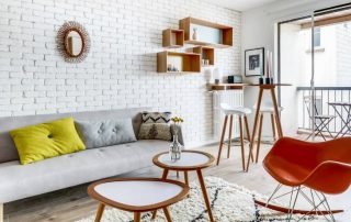 Brick-look tiles for interior decoration for bold designs