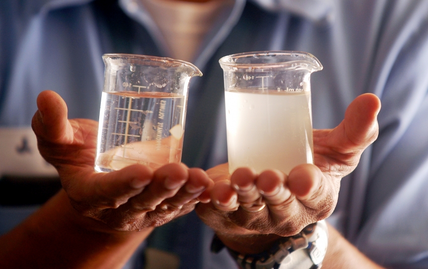 Water for filling a closed-type heating system must be pre-purified Water for filling a closed-type heating system must be pre-purified