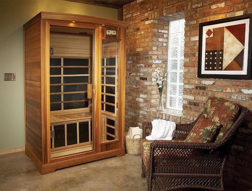 When equipping an infrared sauna in your home, do not forget about an additional place to relax after the procedure. When equipping an infrared sauna in your home, do not forget about an additional place to relax after the procedure.