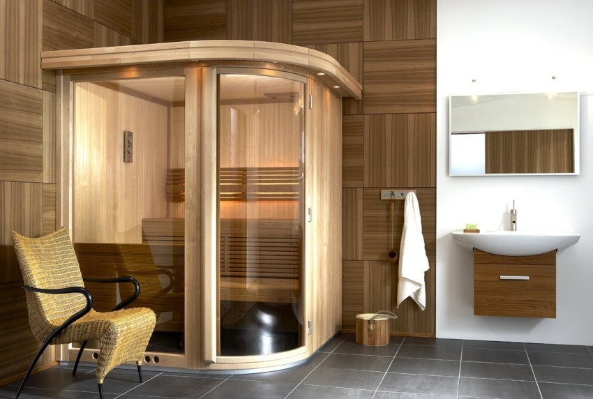 The shape and design of the booth should be selected taking into account the design of the room where it will be installed The shape and design of the booth should be selected taking into account the design of the room where it will be installed