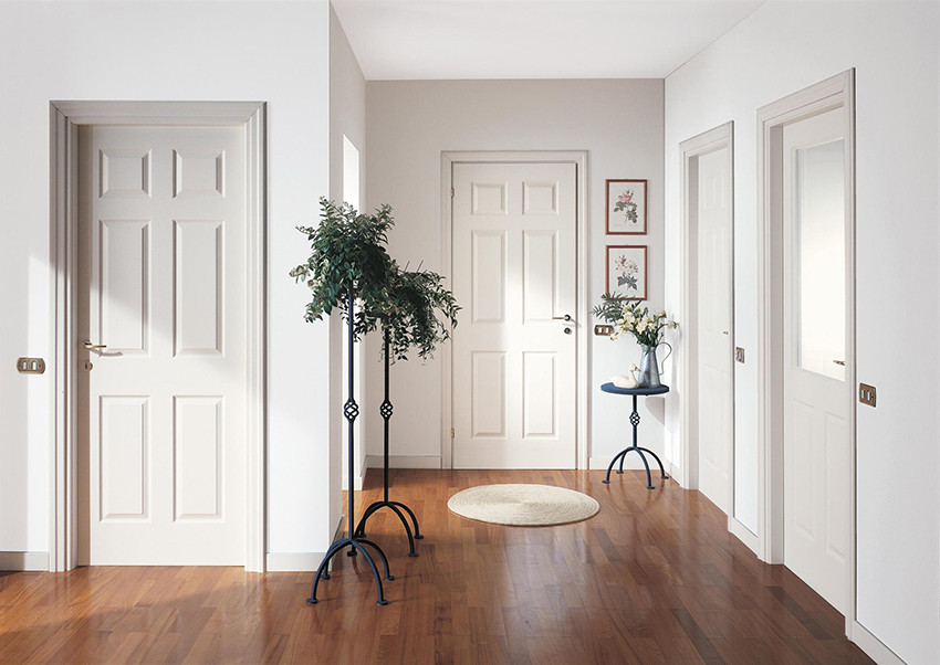 White doors can harmoniously complement any interior, as well as correctly place accents White doors can harmoniously complement any interior, as well as correctly place accents