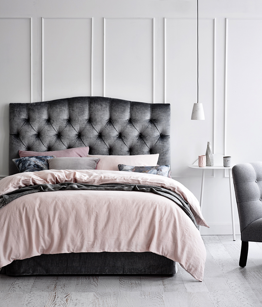 The fabric headboard needs to be looked after more carefully, as it gets dirty faster The fabric headboard needs to be looked after more carefully, as it gets dirty faster