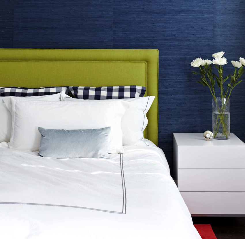 The soft headboard can be bought ready-made or made to order The soft headboard can be bought ready-made or made to order