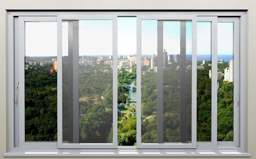 The sliding mesh has a design similar to a wardrobe The sliding mesh has a design similar to a wardrobe