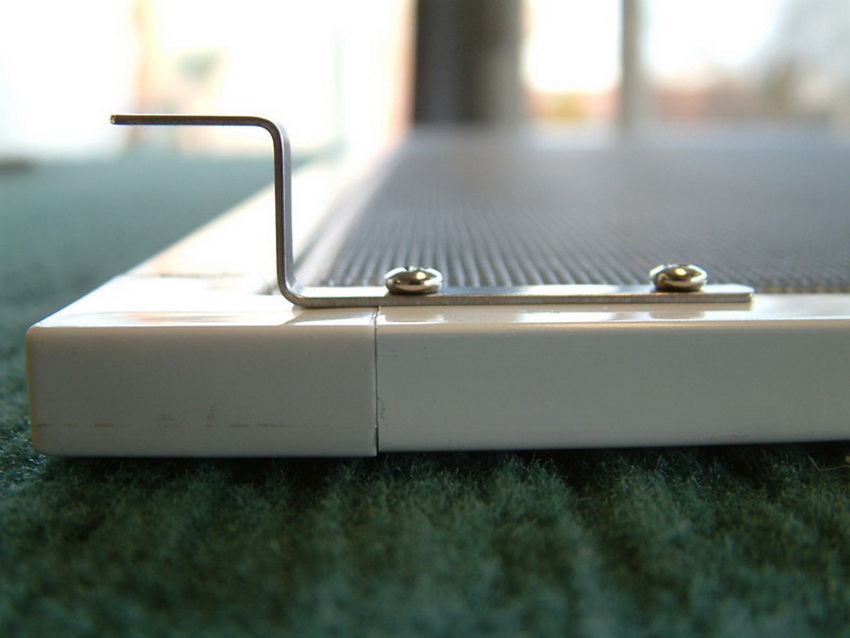 Mosquito net attachment option on brackets suitable for external frame attachment Mosquito net attachment option on brackets suitable for external frame attachment