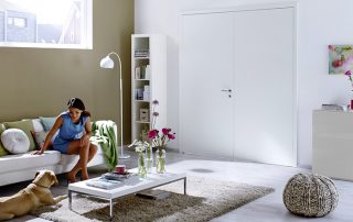 Aluminum door: a variety of entrance and interior designs