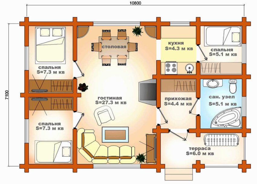 Example of a brick house project Example of a brick house project