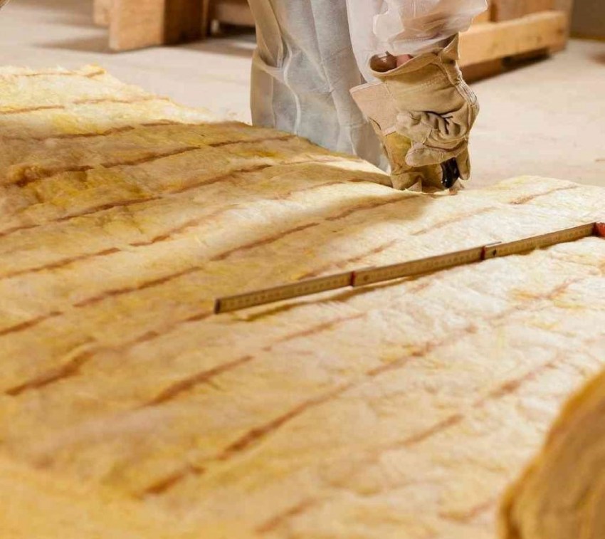 Minvata is extremely easy to lay, it holds its shape well and cuts well Minvata is extremely easy to lay, it holds its shape well and cuts well