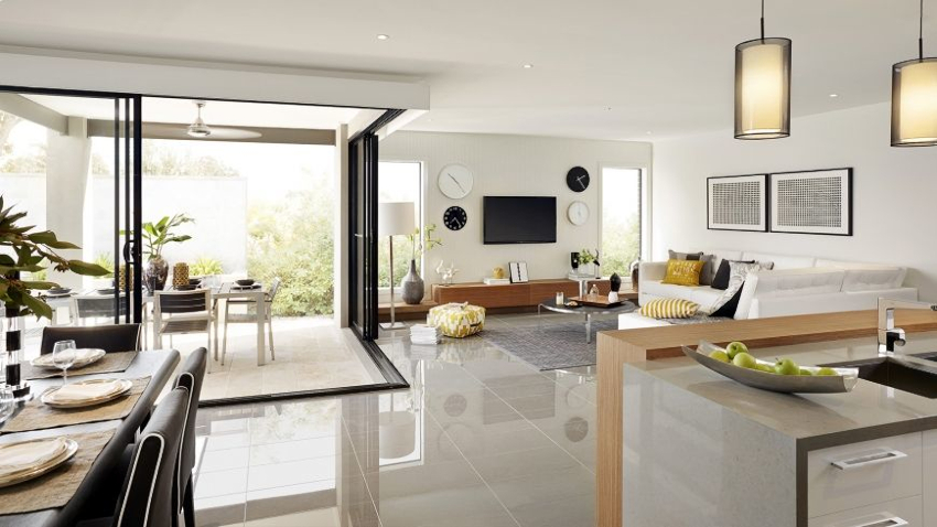 Living room in modern style will look restrained, strict, but practical and modern Living room in modern style will look restrained, strict, but practical and modern