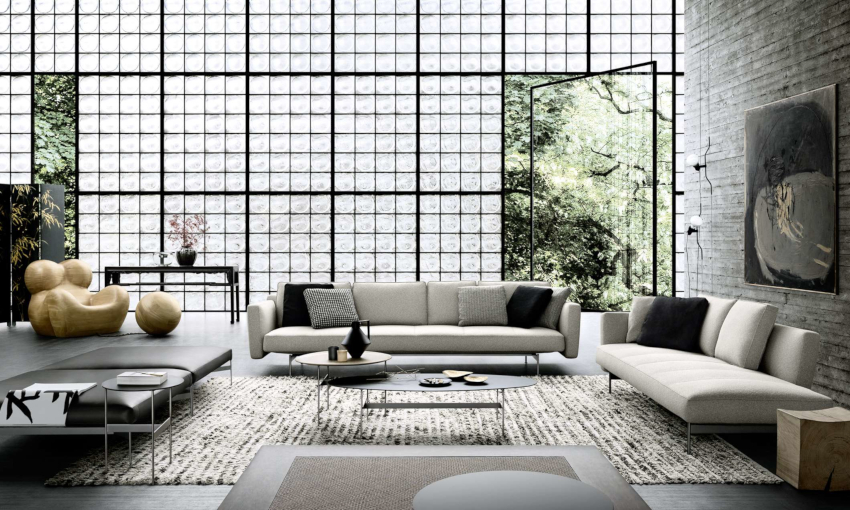 By combining textures and shades of wallpaper, you can create a unique living room interior design By combining textures and shades of wallpaper, you can create a unique living room interior design