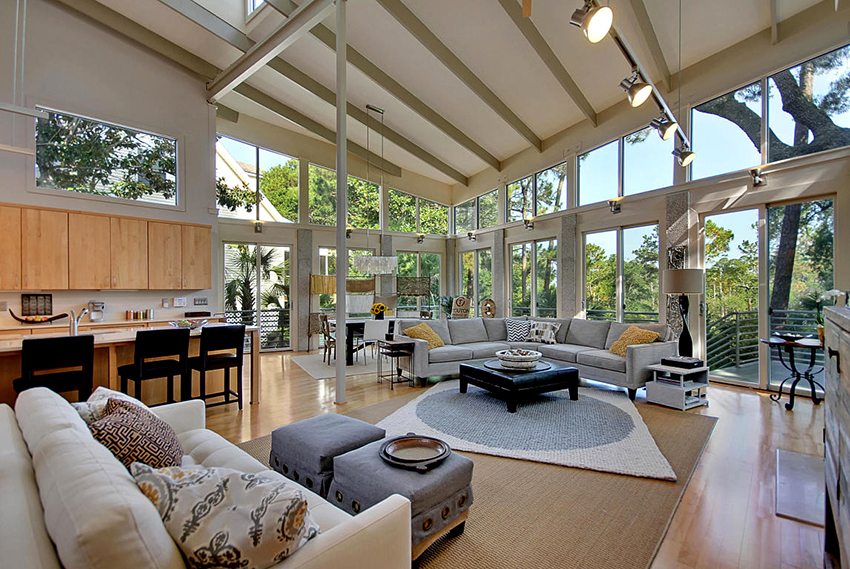 If the area of the room is large, then the layout can be any If the area of the room is large, then the layout can be any