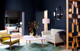 Dark wallpapers: rules for combining shades for a stylish and original design