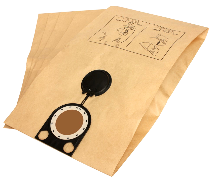 Paper bags catch even very fine dust particles Paper bags catch even very fine dust particles