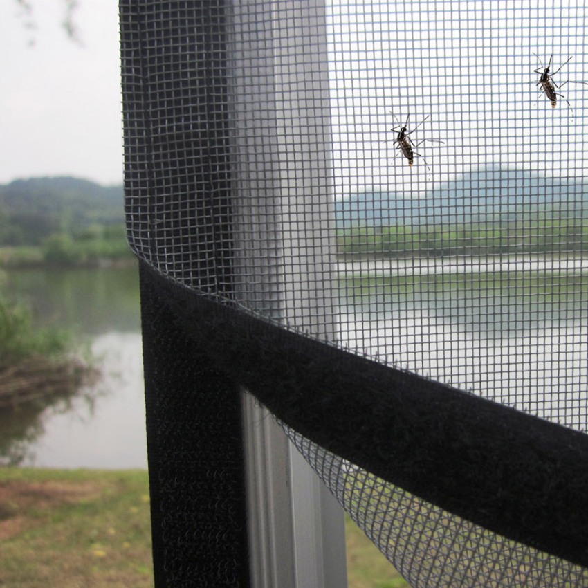 Velcro mosquito net will reliably protect the premises for several seasons Velcro mosquito net will reliably protect the premises for several seasons
